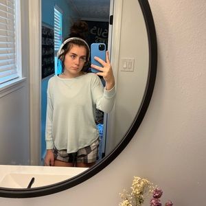 old navy lounge waffle knit pullover!